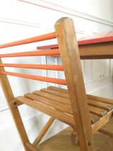 Bureau pliant années 60 et son tableau noir