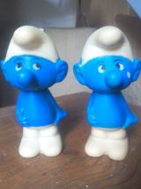 Jouets "pouet" schtroumpf - vintage