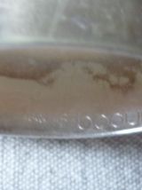 2 ronds de serviette metal argente design