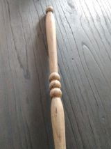 bassinoire ancienne bois et cuivre