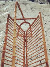 porte revue - vinyls - en bambou et rotin