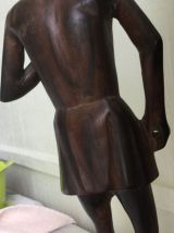 Statuette bois d'ébène de Madagascar 