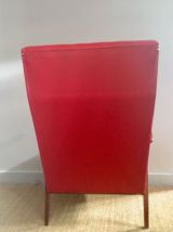 Fauteuil en skaï 50's