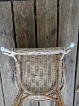 Chaise rotin enfant VINTAGE - Bohème