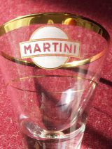 Suite de 6 anciens verres à Martini