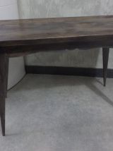 Petite table basse de salon vintage industriel