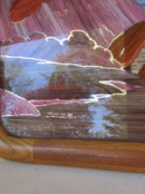 Plateau de service art déco signé DOPE 