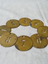 Plaque d hôtel en laiton