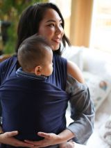 Echarpe de portage BOBA Wrap Bleu marine