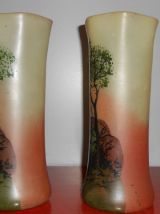 Paire de vase signé Leg