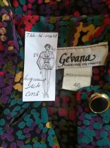 Robe vintage multicolore Gevana 