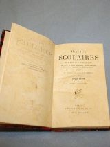 5 livres travaux scolaire anciens