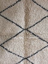 Grand tapis Beni ouarain tissé main au Maroc (2M50 sur 1M80)