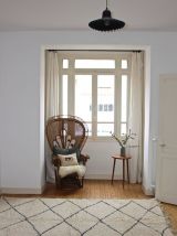 Grand tapis Beni ouarain tissé main au Maroc (2M50 sur 1M80)