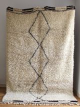 Grand tapis Beni ouarain Marmoucha (2M90 sur 1M85)