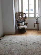 Grand tapis Beni ouarain Marmoucha (2M90 sur 1M85)