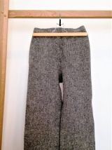 Angèle - Pantalon Max Mara vintage en laine gris chiné 
