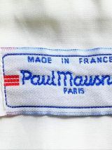 Célestine - Jupe blanche boutonnée vintage longueur genou