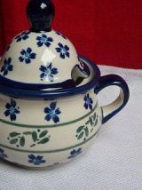 Tasses pot à lait sucrier Teresa Bud