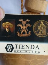 Gourde en noyau sculpté