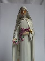 Vierge lampe porcelaine