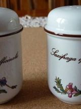 Plateau poivrière salière et moutardier Villeroy et Boch