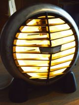 chauffage electrique détourner en lampe, luminaire  