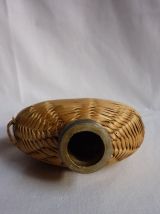 Bouteille paille tressée