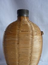 Bouteille paille tressée