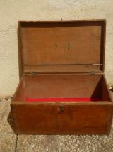 boite  en  bois , vintage  des  années 1950-1960