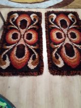 tapis  de lit 70s  vintage