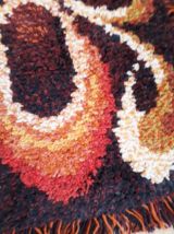 tapis  de lit 70s  vintage