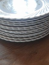 Service à poisson Faïencerie de Luneville