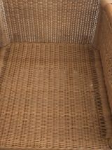 Rocking chair en rotin