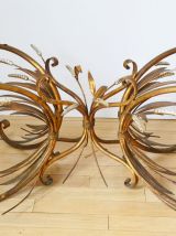 Table basse gerbes de blé Coco Chanel 1970