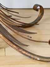 Table basse gerbes de blé Coco Chanel 1970