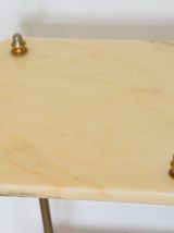 Sellette guéridon marbre années 60