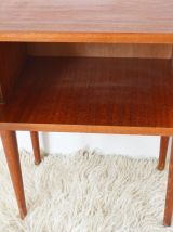 Table de chevet en bois années 60