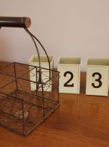 Panier à plantations + Arrosoir en laiton