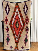 Tapis azilal vintage en tbe