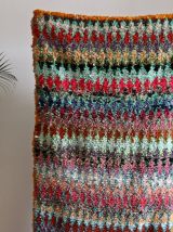 Tapis boucherouite berbère tissé main au Maroc