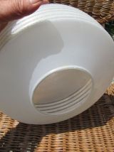 Grand globe en verre poli pour lustre des année 70