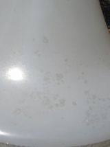 Grand globe en verre poli pour lustre des année 70