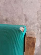 Paire de fauteuils scandinaves verts