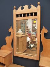  Coiffeuse anglaise en pin début xxeme