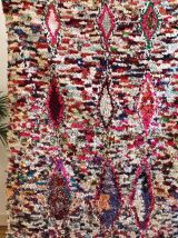 Tapis boucherie tissé main au Maroc