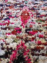 Tapis boucherie tissé main au Maroc