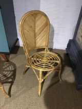 Chaises en rotin