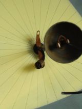 Suspension vintage en verre 1950's