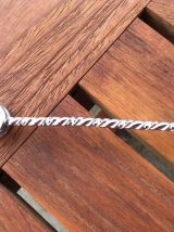 Grande Cuillère en métal argenté pour fruits à eau de vie